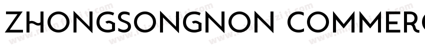 ZhongsongNon CommercialUse字体转换